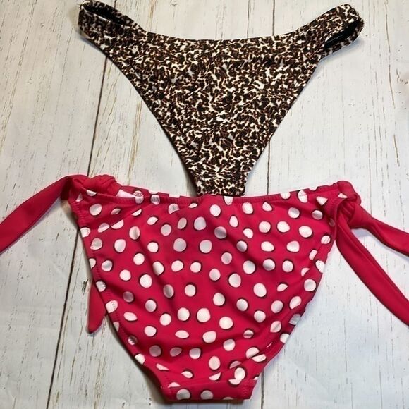 Victoria’s Secret and Lulus woman’s bikini bottoms. Bundle two. Size M. - Picture 2 of 6